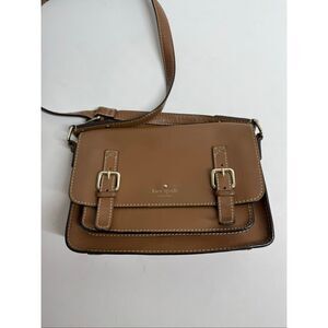 Kate Spade New York Allen Street Neil Flap Crossbody Bag Leather Logo See Notes